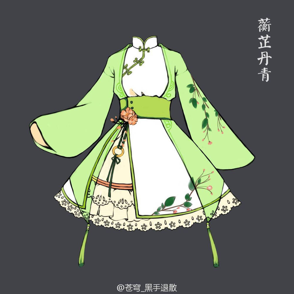 绘画 中国风 古风 服饰 设计 唯美