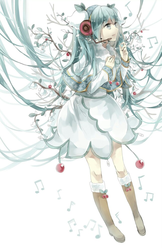 初音未来 动漫美少女 二次元歌姬 唯美 壁纸 女孩 天然呆傲娇少女