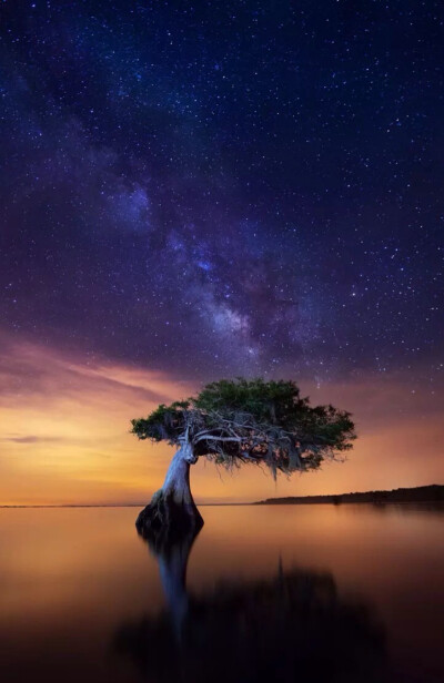 唯美星空 夜景 夜空 星光 自然风景 iphone手机壁纸 唯美壁纸 锁屏