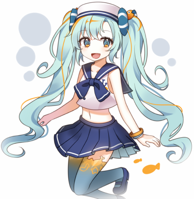 初音未来 miku 动漫 动漫少女 pixiv p站 插画 萌妹子 萝莉 美少女