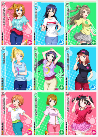lovelive所有卡牌图鉴,lovelivewiki卡牌图鉴 lovelive套装 全员 萝铃【洛可可】收录()