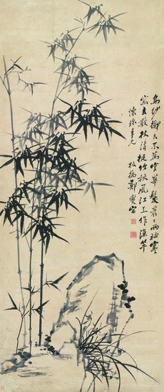 郑板桥 (1693—1765)---------&lt;竹兰图&gt