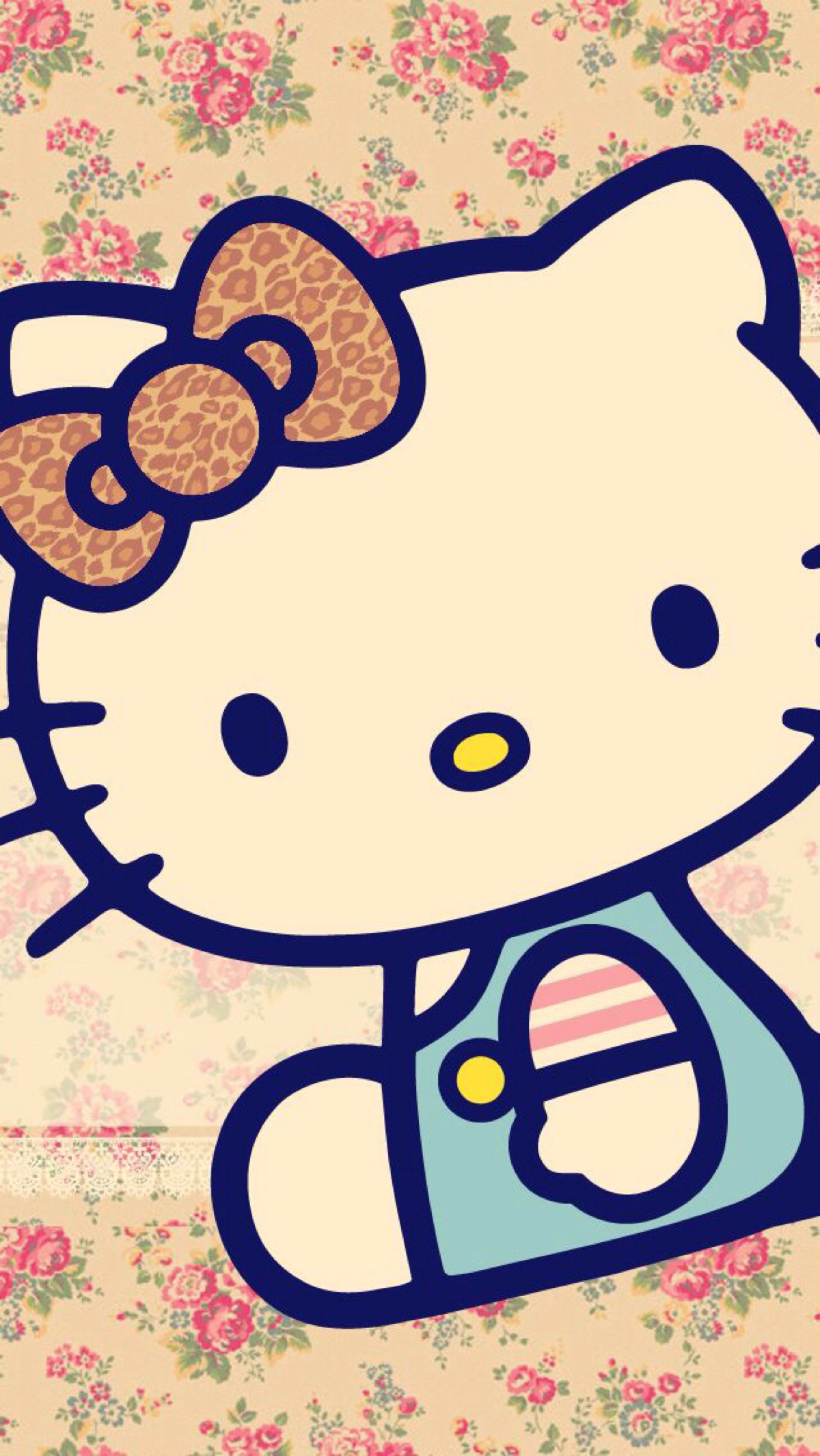 苹果手机壁纸 hello kitty 可爱 稀饭就点个赞收藏一下吧【by 萌萌小