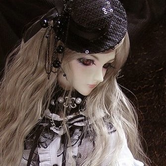 黑礼帽゛ bjd / sd 娃娃