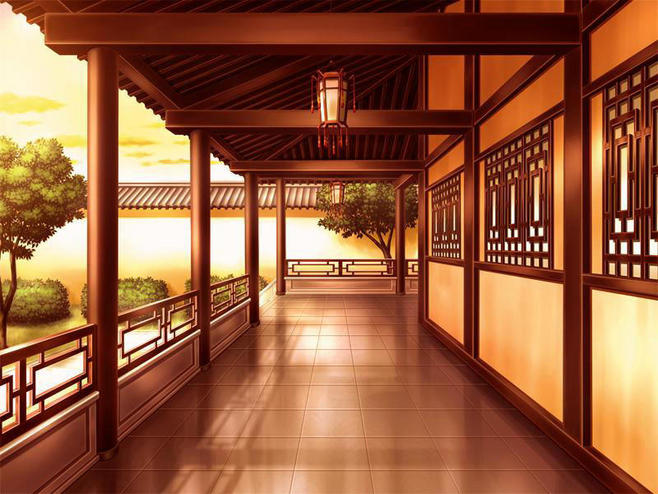古风 二次元 壁纸 背景 唯美 插画