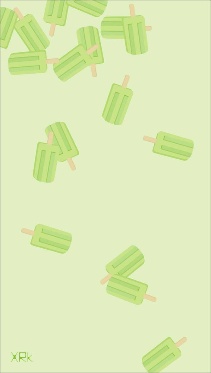 冰棍 糖果色 唯美 小清新 可爱 绿色 绿色控 壁纸 聊天背景 锁屏 非