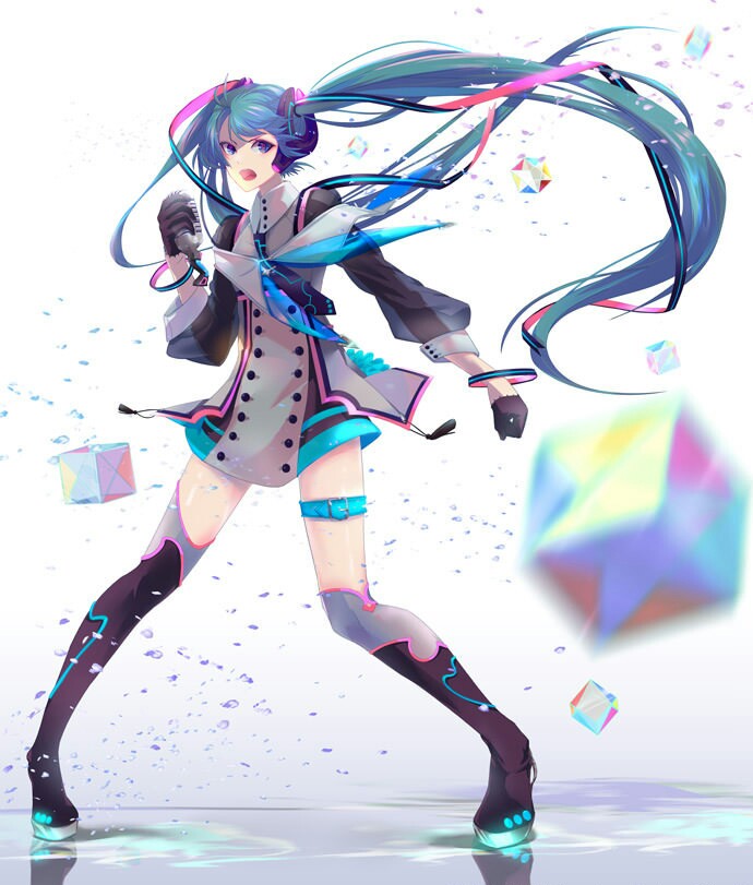 初音未来 初音ミク 动漫美少女 二次元虚拟歌姬 日本歌姬