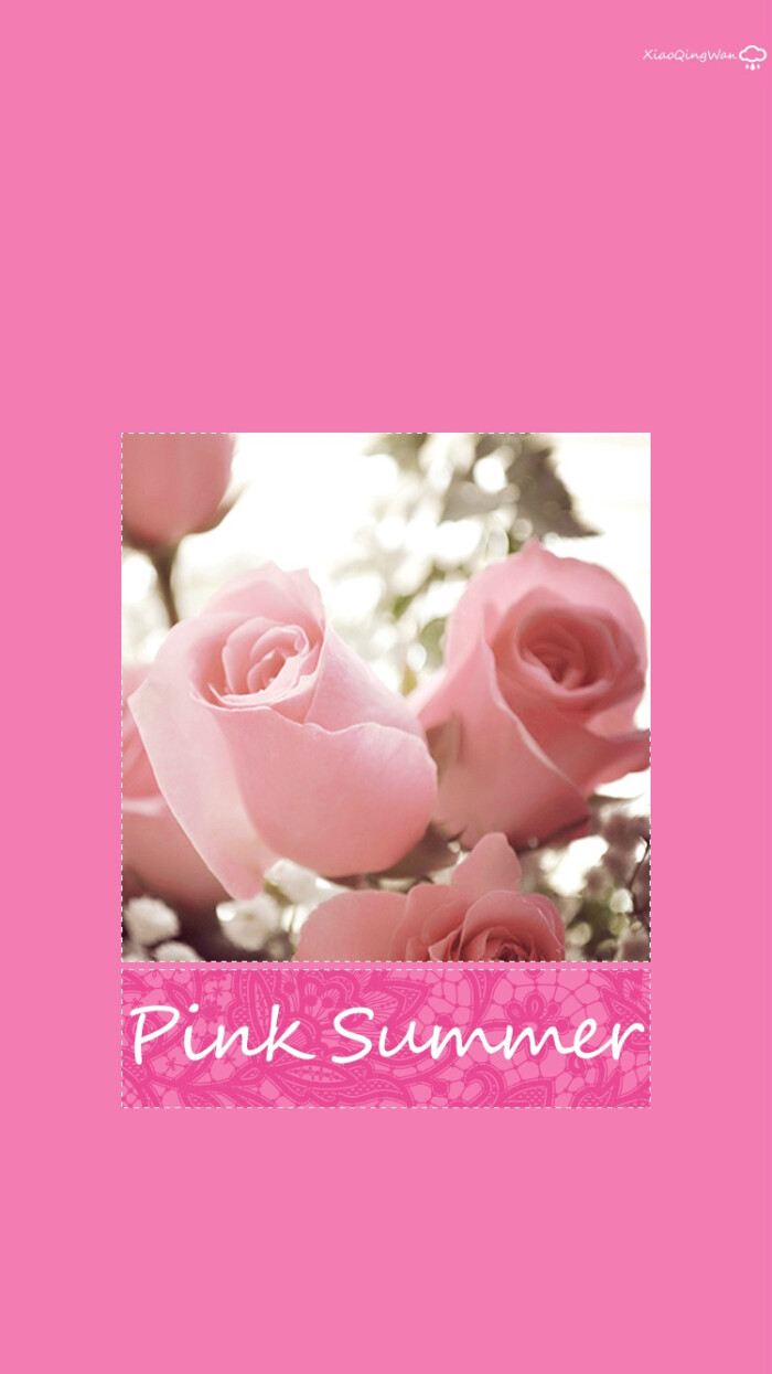喜欢小青莞 Iphone壁纸 手机壁纸 Pink Summer 系列 堆糖 美图壁纸兴趣社区