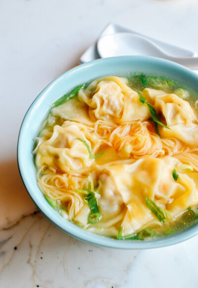 cantonese wonton noodle soup