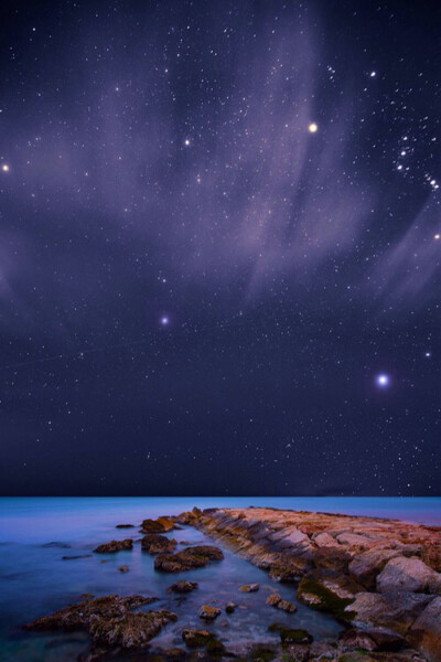 唯美星空 夜景 夜空 星光 自然风景 iphone手机壁纸 唯美壁纸 锁屏