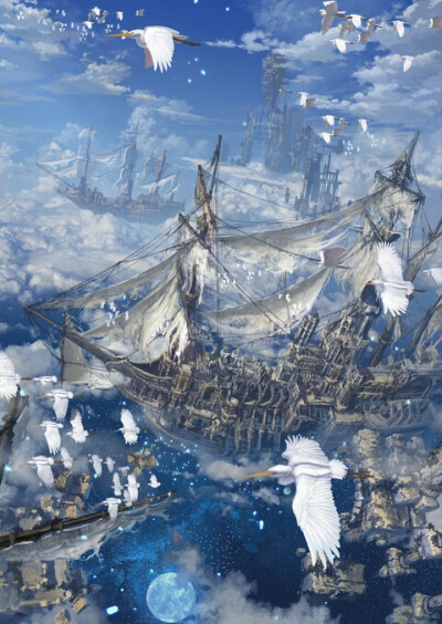 动漫,二次元,p站,pixiv,唯美,美图,梦幻,意境