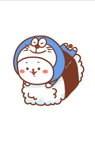 寿司卡通 可爱 哆啦a梦