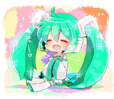 初音未来q版中秋