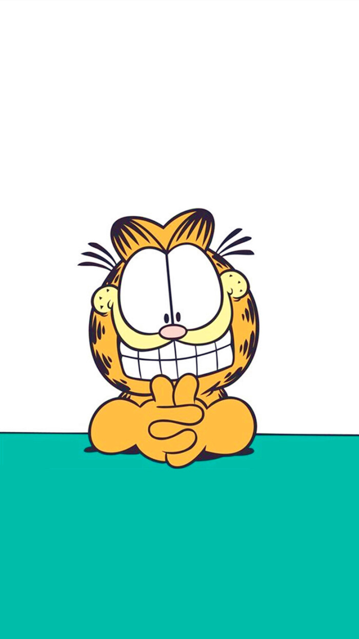 Iphone5 Iphone6 Iphone6 Plus Wallpaper Wechat 微信背景壁纸锁屏待机主题桌面可爱加菲猫garfield 堆糖 美图壁纸兴趣社区