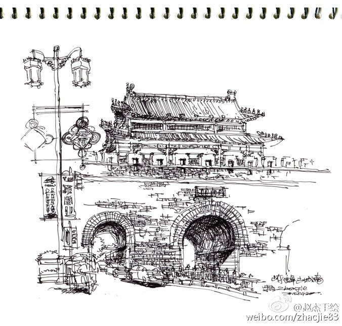 cn/idxqra @带上速写本去旅行 @建筑与绘画 @建筑评话[/cp]