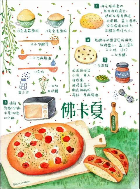 甜点 美食 可爱 手绘 简笔画