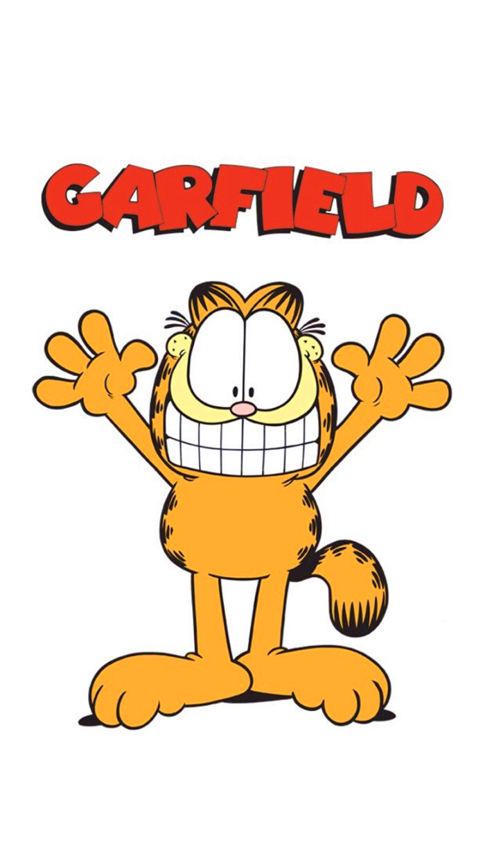 Iphone5 Iphone6 Iphone6 Plus Wallpaper Wechat 微信背景壁纸锁屏待机主题桌面可爱加菲猫garfield 堆糖 美图壁纸兴趣社区