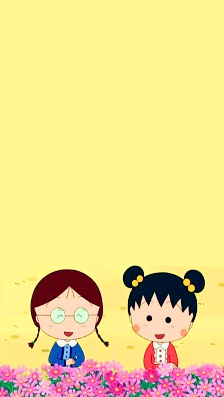 wechat 微信背景 壁纸 锁屏 待机 主题 桌面 可爱 樱桃小丸子 maruko