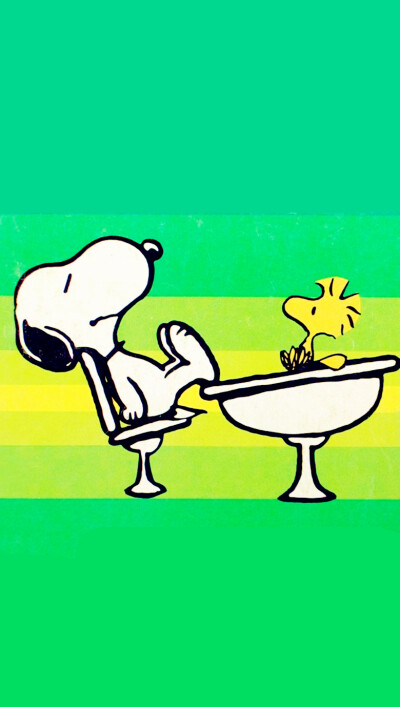 iphone wallpaper wechat 微信 壁纸 锁屏 主题 可爱 史努比 snoopy
