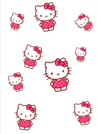 原宿 壁纸 平铺 hellokitty