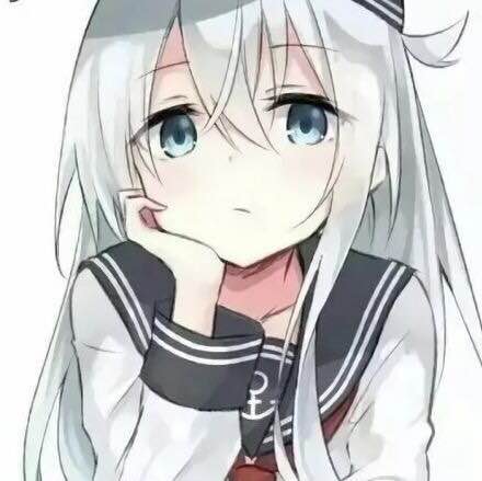 [萌系动漫头像]舰队collection 白底 制服 萝莉