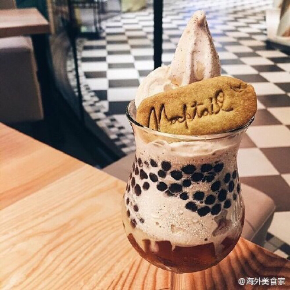 珍珠奶茶霜淇淋 - 堆糖,美图壁纸兴趣社区