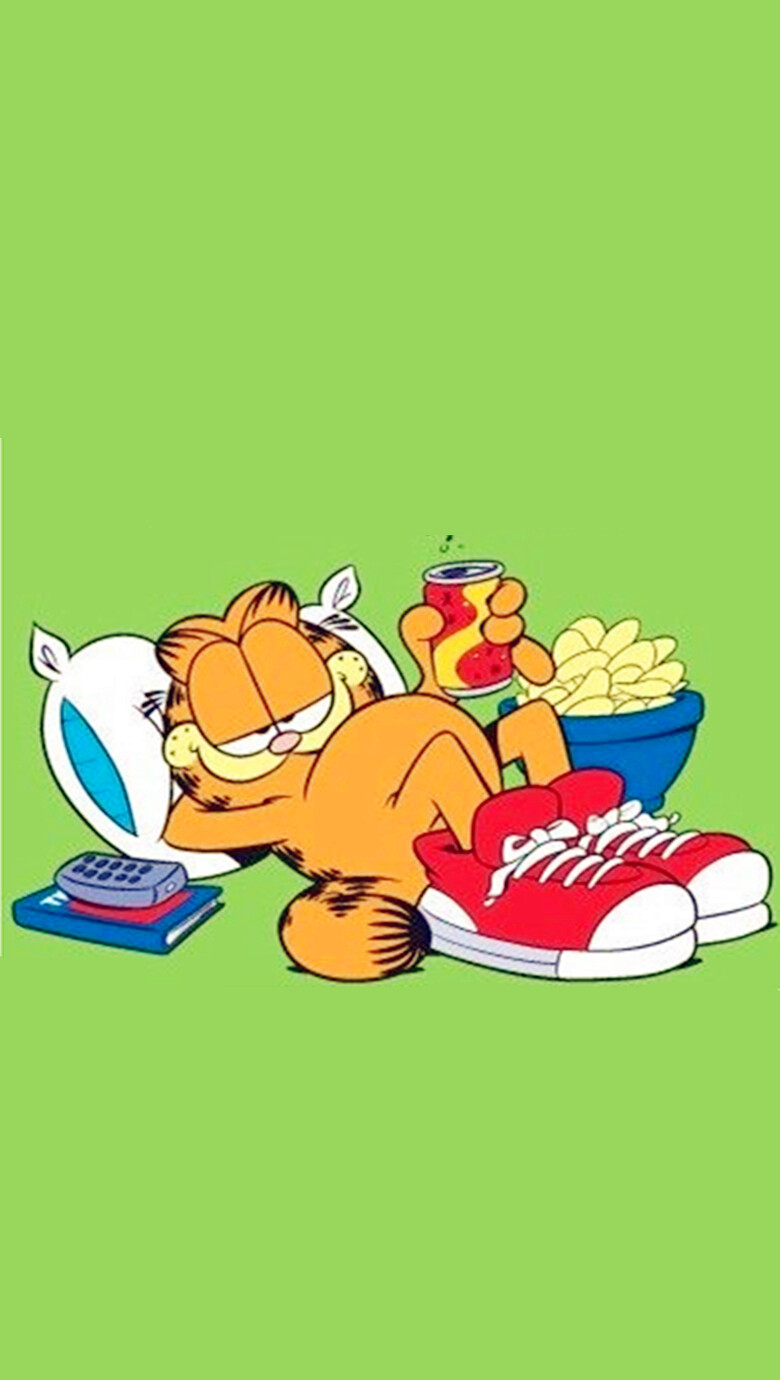 iphone 壁纸 加菲猫 garfield