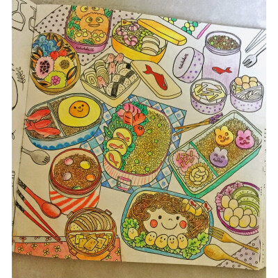 美味食光 coloring and the food.秘密花园.