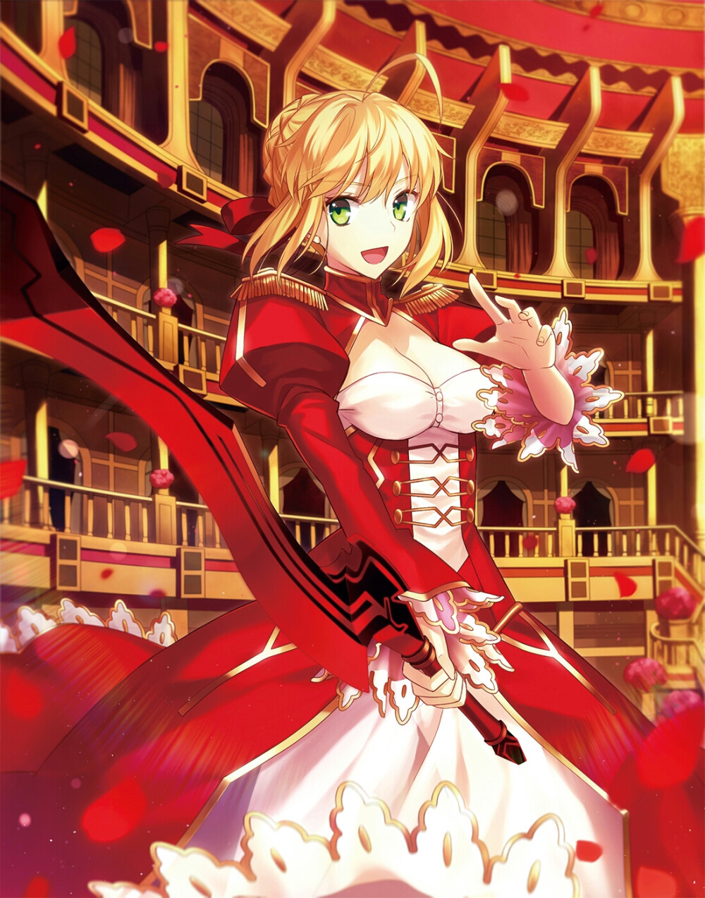 fate/extra p站 saber - 堆糖,美图壁纸兴趣社区