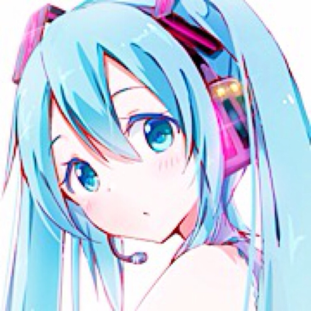 初音未来 miku虚拟歌姬 动漫女生头像