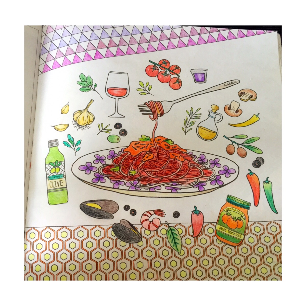 美味食光 coloring and the food.秘密花园.