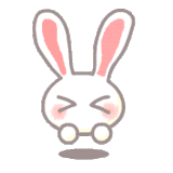 kawaii gif 动图 表情 粉色系 兔子