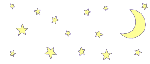 kawaii gif 动图 表情 粉色系 月亮星星