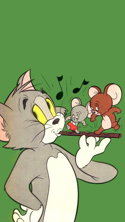 iphone 壁纸 猫和老鼠 tom&amp;jerry