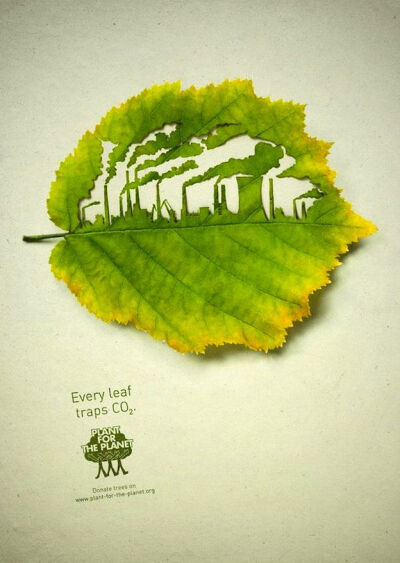 环境保护创意海报设计欣赏