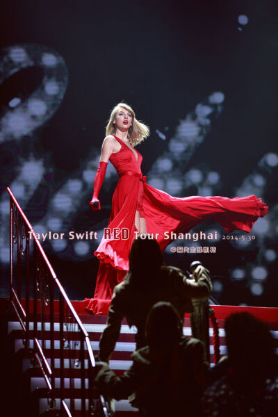 taylor swift red tour shanghai live photos