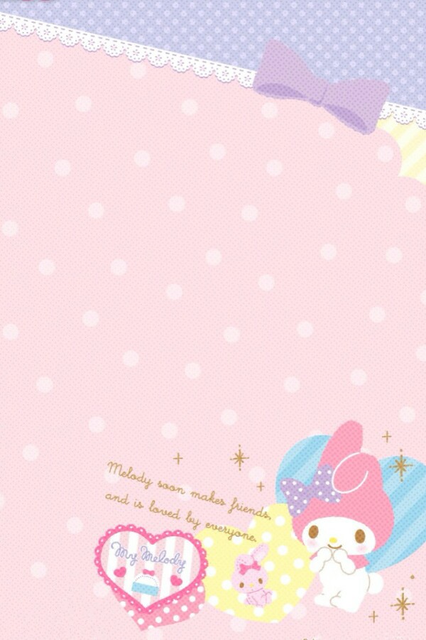 melody# #sanrio# #可爱# #wallpaper# #手机壁纸# #背景# #锁屏