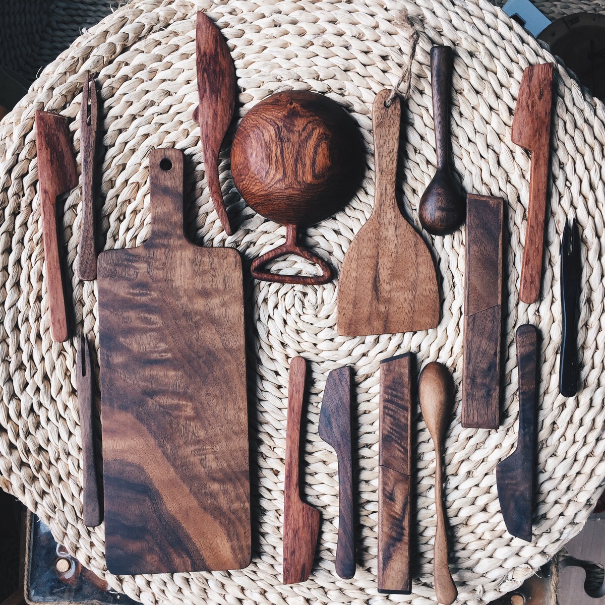 巧手日式楠木鱼形饭铲 创意木质餐具手工立体雕刻 一等品饭勺批发-阿里巴巴