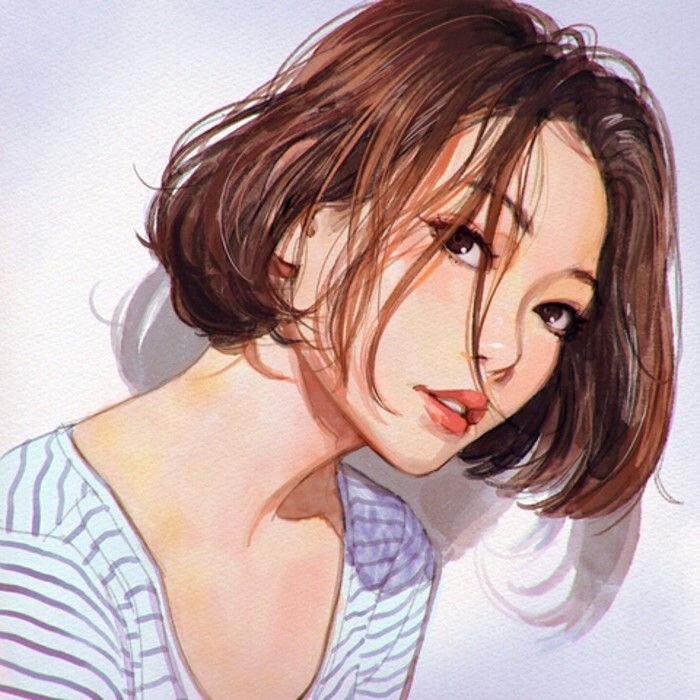头发 绘画教程 鱼森