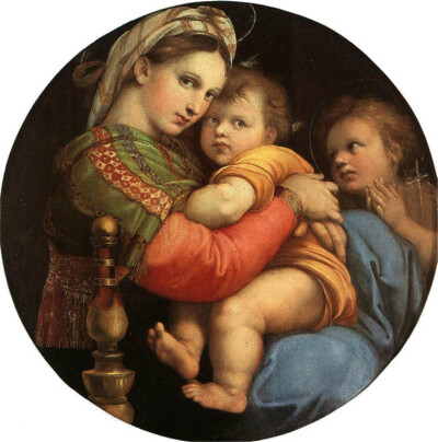 圣经中最美丽的画面,圣母玛利亚和小耶稣.