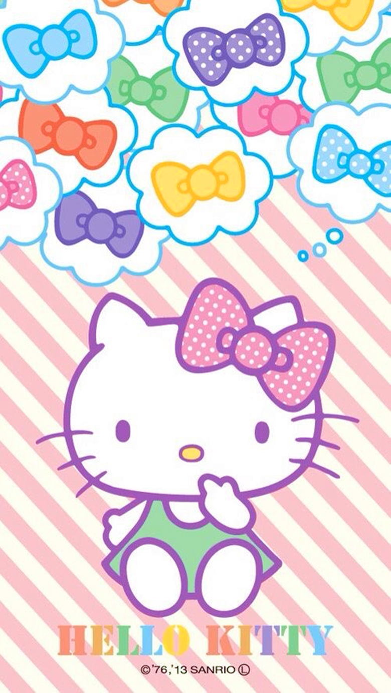 iphone 壁纸 可爱 hello kitty