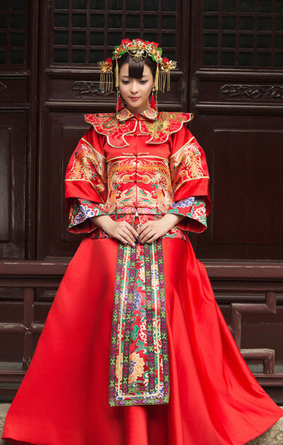 最美中式嫁衣