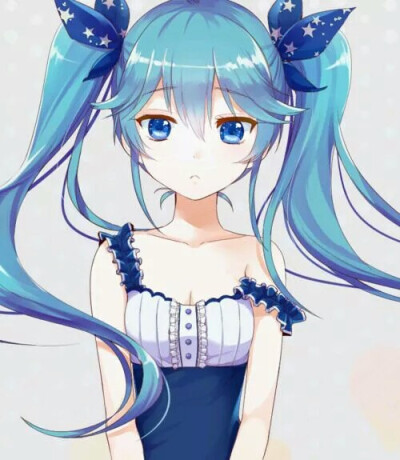 二次元蓝眸