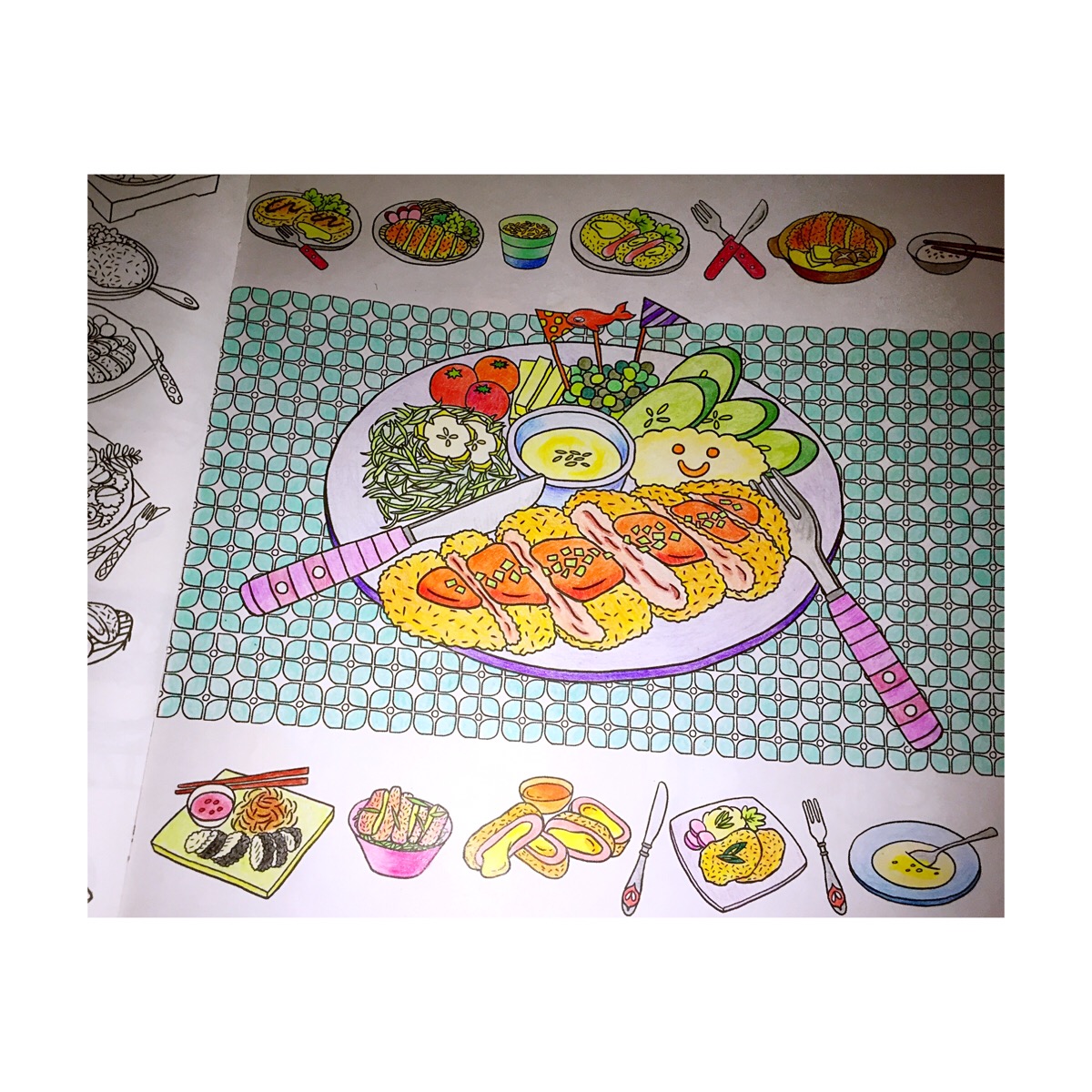 美味食光 coloring and the food.秘密花园.