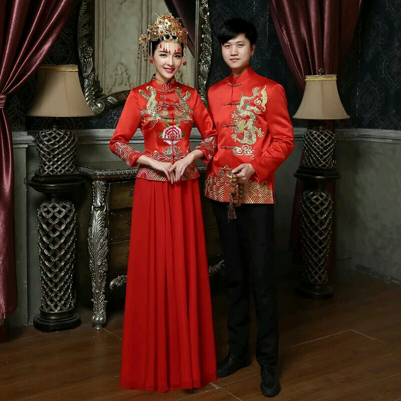 婚纱照红服(2)
