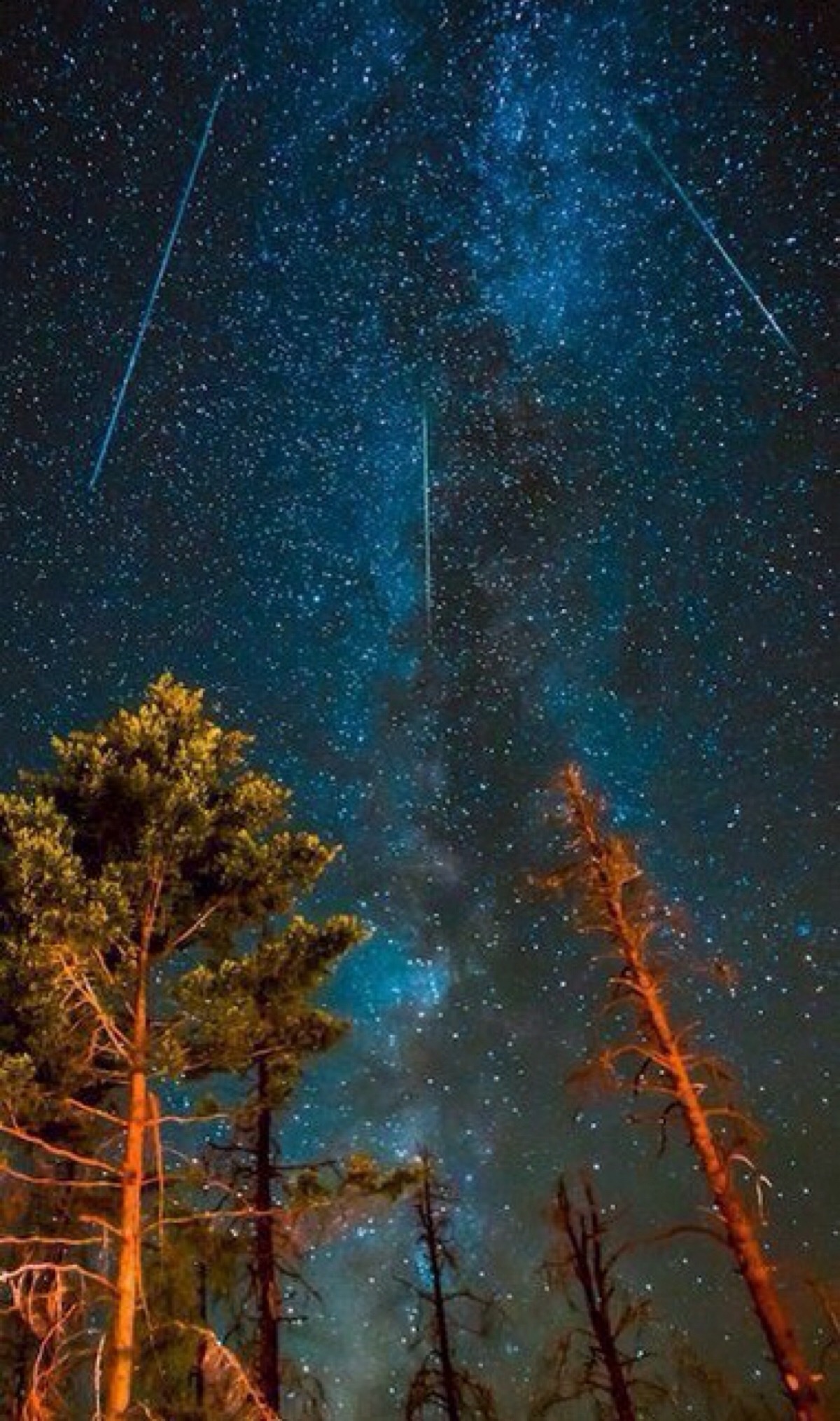 唯美星空 夜景 夜空 星光 自然风景 iphone手机壁纸 唯美壁纸 锁屏