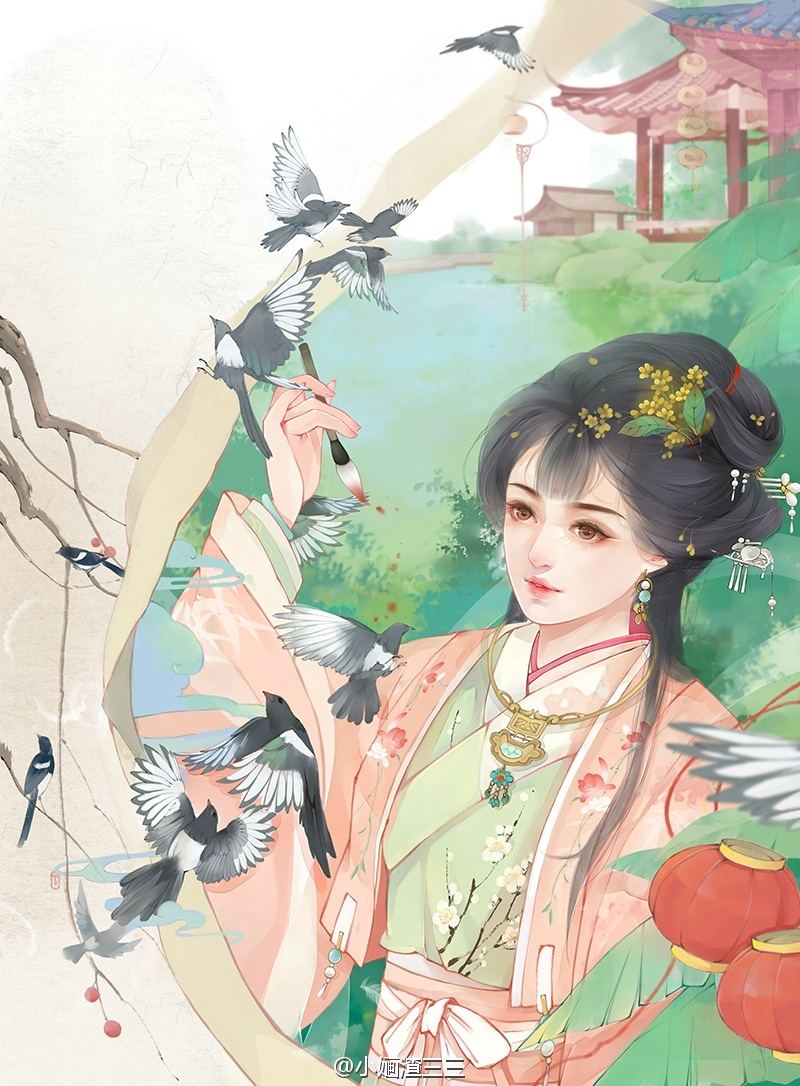 朱粉不深匀,闲花淡淡香【古风 小家碧玉/作者:小婳渣三三】