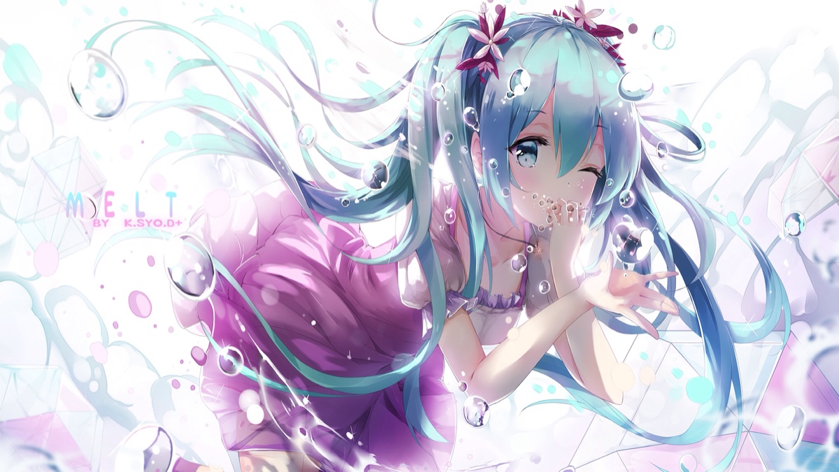 vocaloid:初音未来「melt メルト」 p站 画… - 堆糖,美图壁纸兴趣