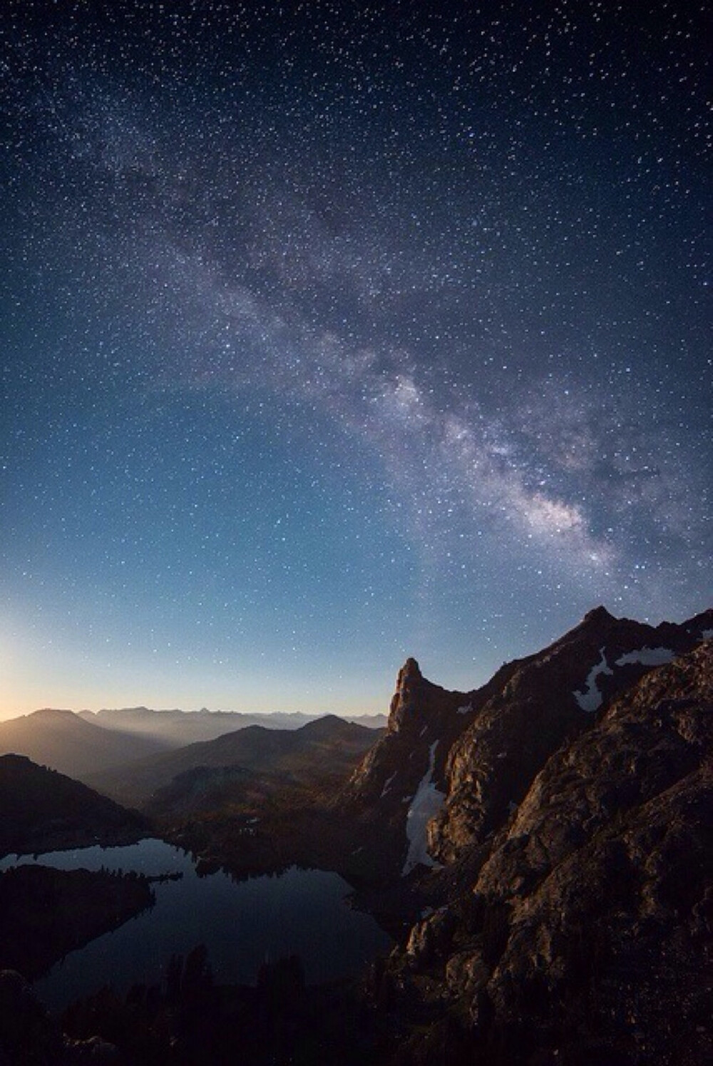 唯美星空 夜景 夜空 星光 自然风景 iphone手机壁纸 唯美壁纸 锁屏