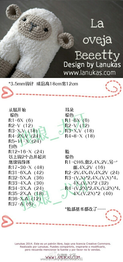 钩针羊驼(图解)